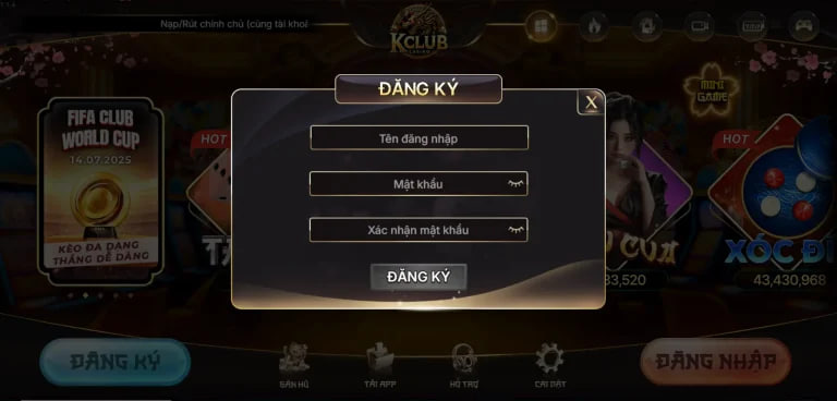 Kclub Sign Up